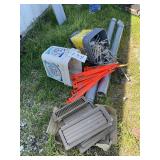 2 pipe, vent covers, ground stake, hooks