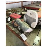 rolling stool and boat seat
