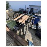 table saw on stand