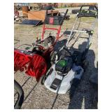 snow blower and go power mower