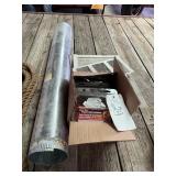 5 - 15'' lp pigtail connector, vent cover, pipe