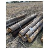 8FT UTILITY POLE POST,  TOTAL 15 POST