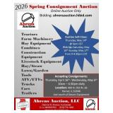 Spring 2026 Consignment Auction