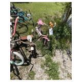 2 children bikes