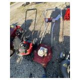 2 push mowers