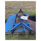 blue brush mower