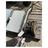 4' x 5' chrome exhaust pipe