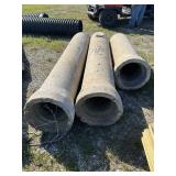 3 concrete pipe/ culverts