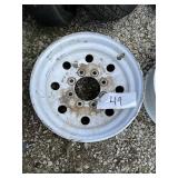 17 8 hole trailer rim
