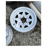 16 white spoke rim