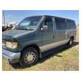1998 GREEN FORD VAN, TITLE, DROVE HERE