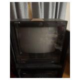 Vintage sound, design, BRT television with a