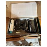 Hand held spray tanning machine