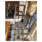 Wooden step ladder