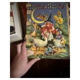 Vintage Mother Goose 1953 book and vintage big