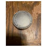Vintage face powder box