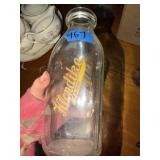 Vintage milk jar