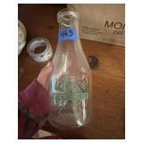 vintage milk jar