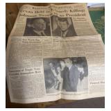 This image shows the front page of a newspaper