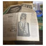 vintage Elvis Presley Newspaper