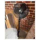 Oscillating fan on a stand works well