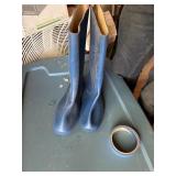 Rubber boots/ cow bell