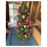 Lighted Christmas tree
