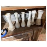 White vases