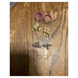 Four sets of earrings