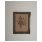 Three framed pictures