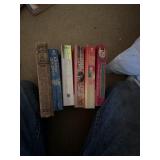 Romance novel, books, box lot