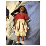 Vintage American Indian doll