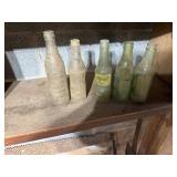Old glass bottles