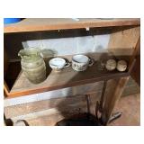 A box lot of vases and a box a lot of other