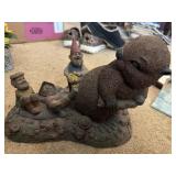 'Tail Gate Party' gnome sculpture