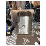 Stainless steel farmhouse kitchen sink