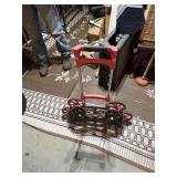 Stair climbing grocery dolly