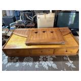 Twin size bed with drawers