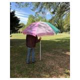 Large beach umbrella
