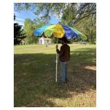 Large beach umbrella
