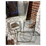 Two plant stands
