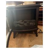 Electrical fireplace model heater