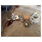 Candle/ vintage decor lot and vintage match box