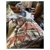 A horse blanket ( By Chatham) made locally at the