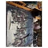 A throw blanket