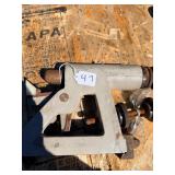 Machinest planer and shaper gauge