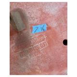 Dunlap Cast iron machinery plate