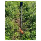 Vestil Carriage-Mounted Forklift Carpet Pole/