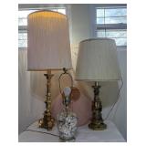 Lamp, Brass Lamp, Seashell Lamp
