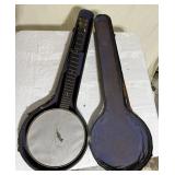Vintage 5 string Banjo Damaged